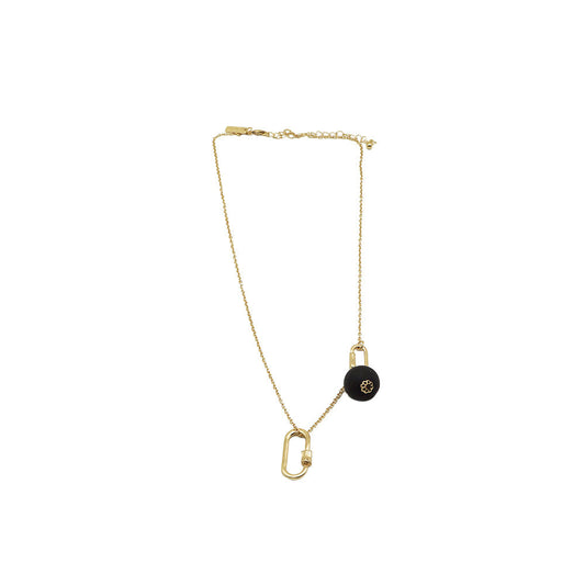 Collar Corto Candado Dorado Humana