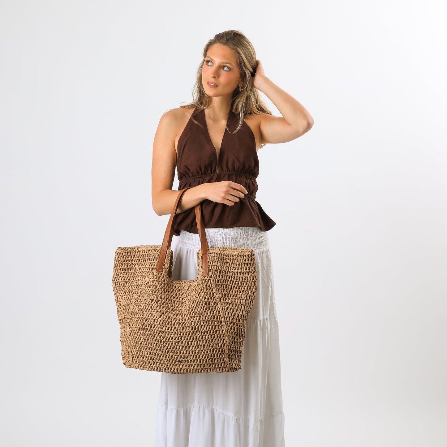 Cartera De Playa Nala Camel Tatienne