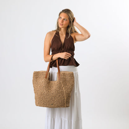 Cartera De Playa Nala Camel Tatienne