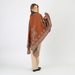 Poncho Rolf Orange Tatienne