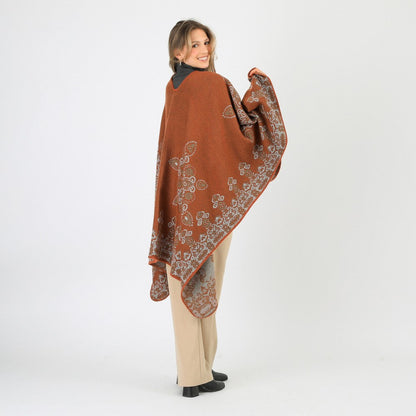 Poncho Rolf Orange Tatienne