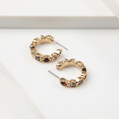 Aros Argollas Ada Dorado I-D