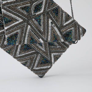 Clutch Queen Plateado Humana