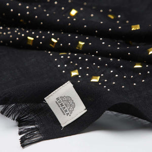 Pañuelo Liso Galicia Negro Humana