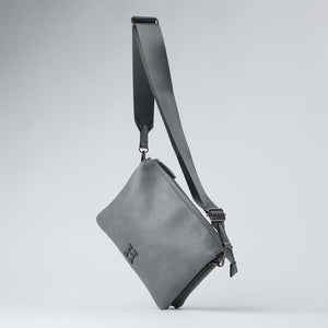 Cartera Cruzada Joss Plateada Humana