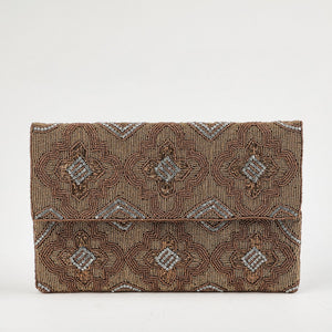 Cartera Clutch Taylor Dorado Humana