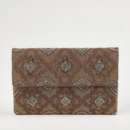Cartera Clutch Taylor Dorado Humana