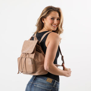 Mochila Myrtos Beige Beige i-D