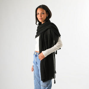 Pañuelo Liso Leo Negro Humana