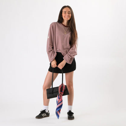 Pañuelo Bandana Boho Morado I-D