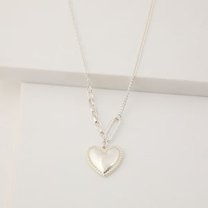 Collar Corto Especial Chain 4 Plateado i-D