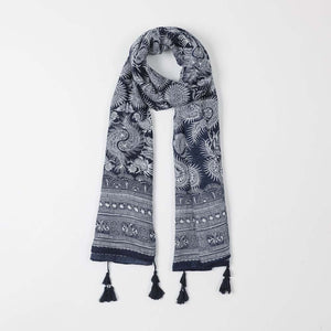 Pañuelo Estampado Azul Cala Tatienne