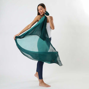 Pañuelo Liso Aqua Turuqesa Humana