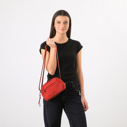 Cartera Cruzada Cuasia Burgundy I-D