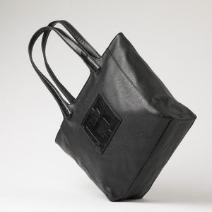 Cartera Hombro Jeán Negra Humana