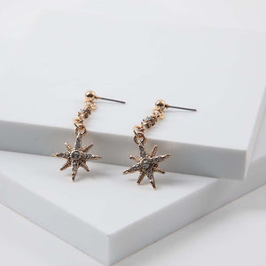 Aros Mediano Astral Dorado Humana