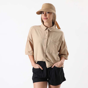 Sombrero Flower Beige Humana
