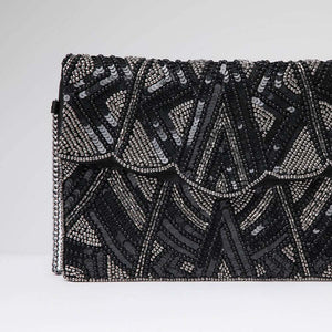 Clutch Trama Negro Humana