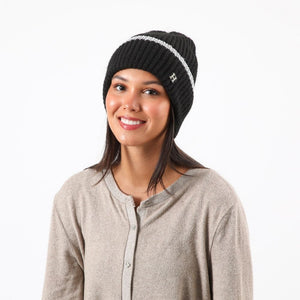Gorro Lana Julia Negro Humana