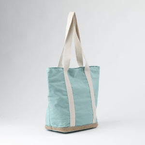 Cartera Hombro Canvas Gorgona Celeste Tatienne