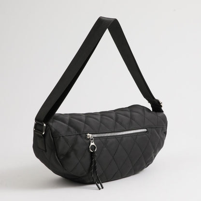 Cartera Bandolera Taupo Nylon Negro Tatienne