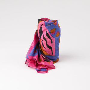 Pañuelo Estampado Mantua Fucsia Id