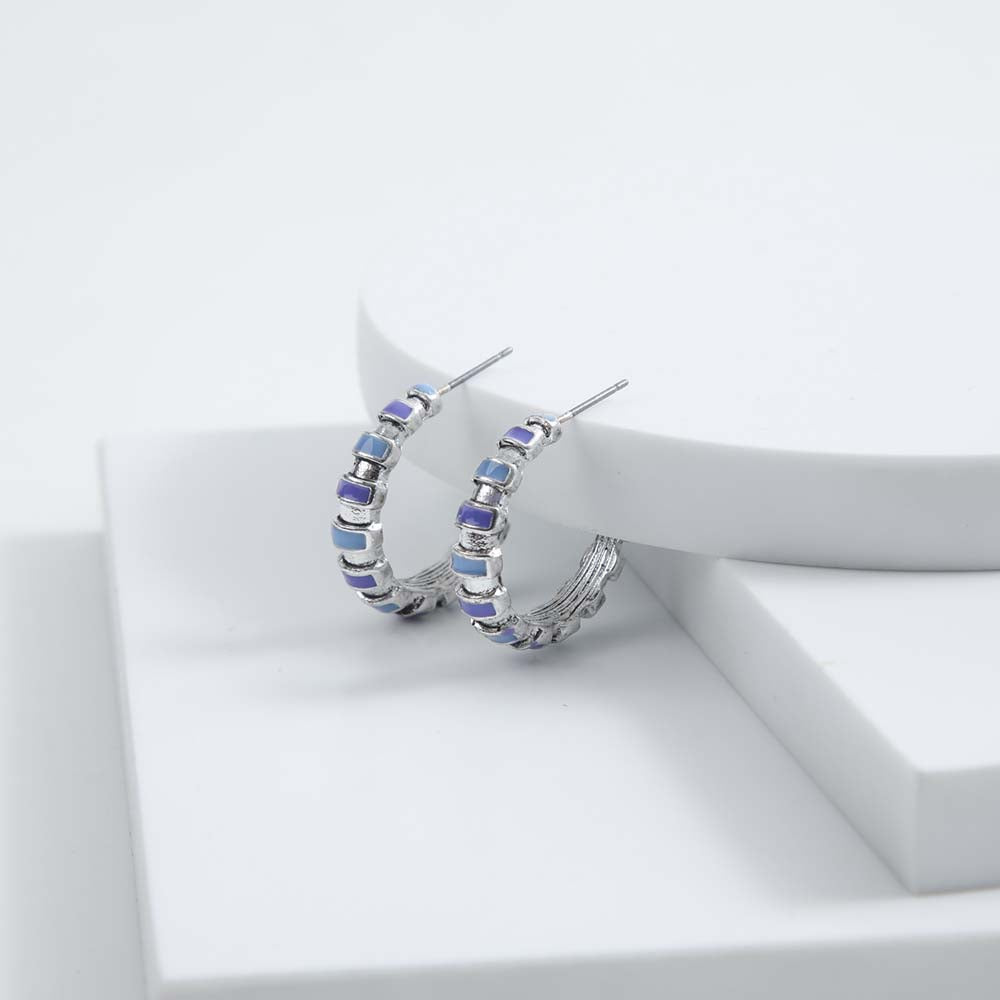 Argolla Bignonia Azul Humana