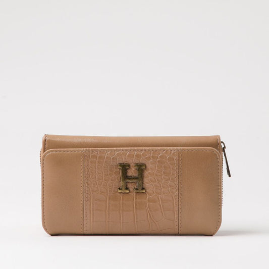 Billetera Grande Ethnic Beige Humana