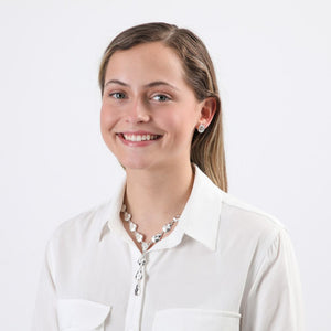 Collar corto Pear Plateado Tatienne