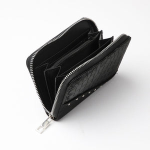 Billetera mediana Rolf Ecocuero croco negro Tatienne