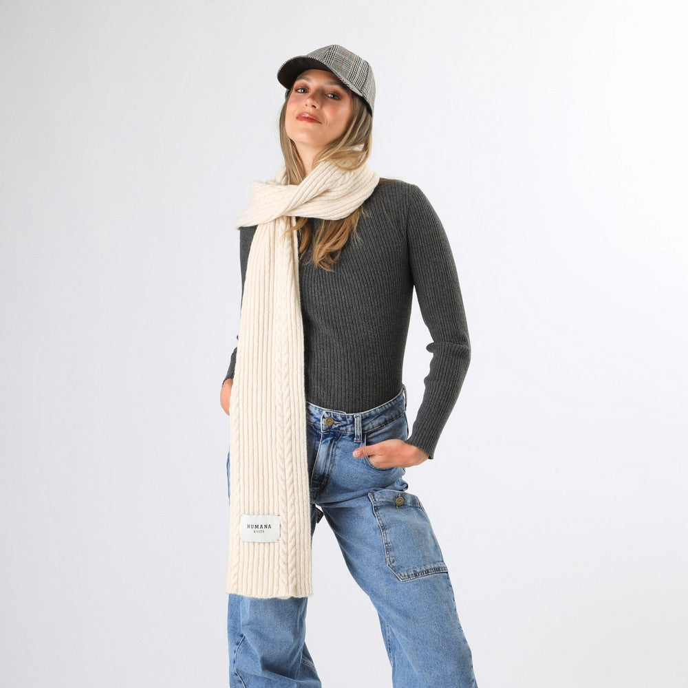 Bufanda Alda Beige Humana