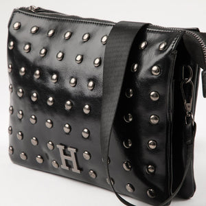 Cartera Bandolera Barbara Ecocuero con tachas Humana