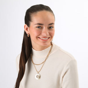 Collar Corto Sol Dorado I-D