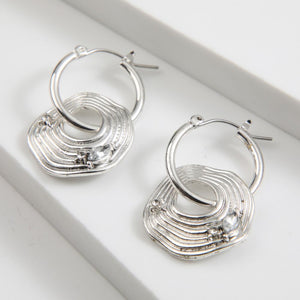 Aros Argolla Gala Plateado Tatienne