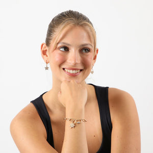 Aros Argolla Vacay Charms 18 Dorado i-D