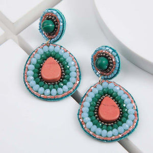 Aros Largos Fleurir Celestes Tatienne