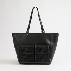 Cartera Tote Nimes Ecocuero Negro ID