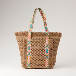 Cartera Playa Bali Natural Tatienne