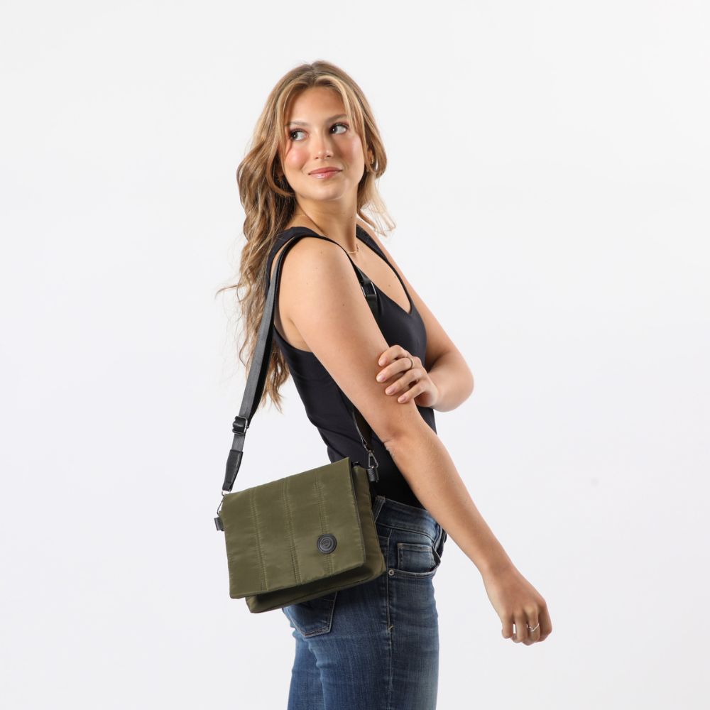 Cartera Cruz Solar Green Verde i-D