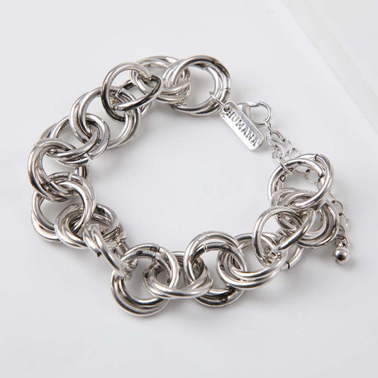 Pulsera Electra Plateada Humana