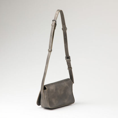 Cartera Bandolera Rodas Plateado I-D