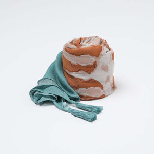 Pañuelo Estampado Logroño Café Humana