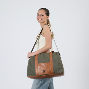 Bolso Otto Canvas Verde Viaje Humana