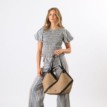 Cartera De Playa Monaco Beige Humana
