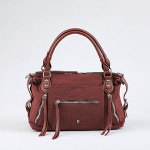 Cartera Cruzada Vittoria Mini Burgundy Humana