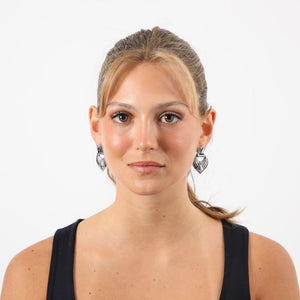 Aros Mediano Ania Plateado Humana