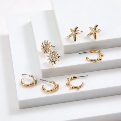 Set De Aros Kiara Dorado I-D
