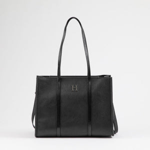 Cartera Tote Anais Ecocuero Negra Humana