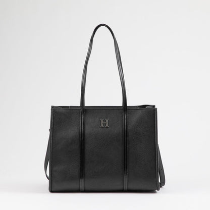 Cartera Tote Anais Ecocuero Negra Humana