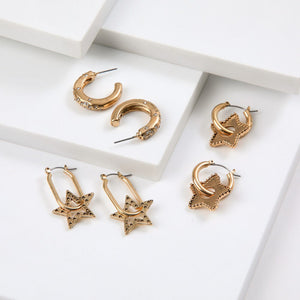 Set De Aros Tomy Dorado Humana